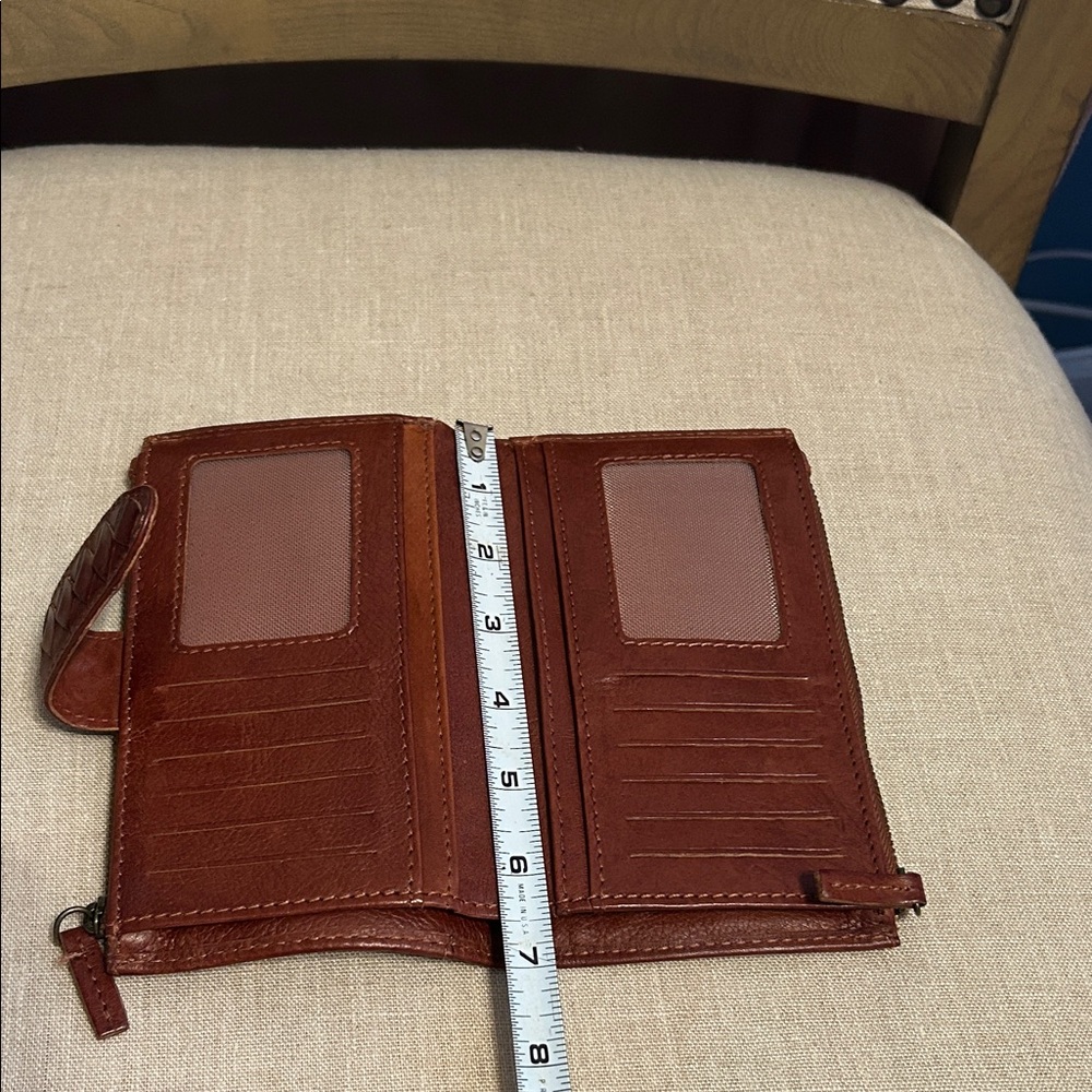 Brown Leather Wallet - Picture 2 of 7